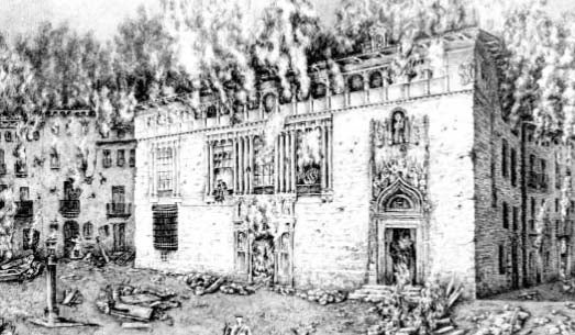 Crema de Xàtiva per les tropes borbòniques el 1707