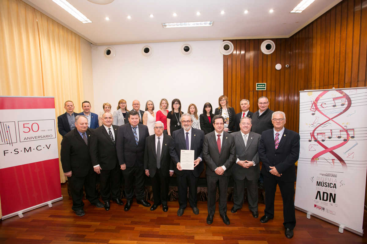 La Federació de Societats Musicals de la Comunitat Valenciana va nàixer el 31 de març de 1968.