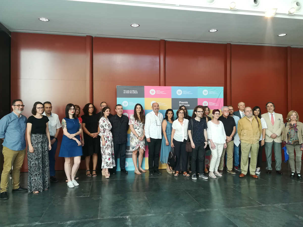 Membres dels jurats de les diferents categories dels Premis València i València Nova 2018.