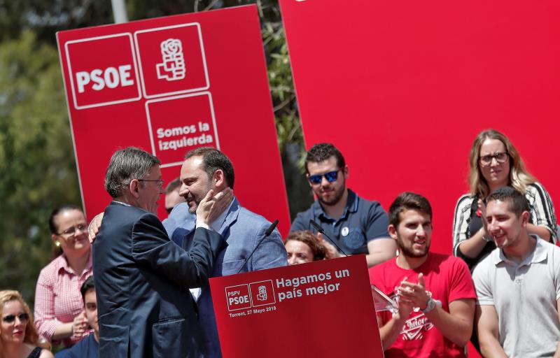 Ximo Puig ha subscrit les paraules d'Ábalos i ha assegurat que "el que ha fet Pedro Sánchez i el PSOE és el que un partit decent havia de fer en una situació com l'actual".