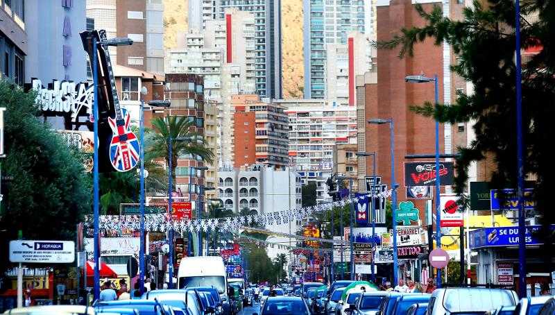 Benidorm és una de les destinacions preferides per als turistes britànics.