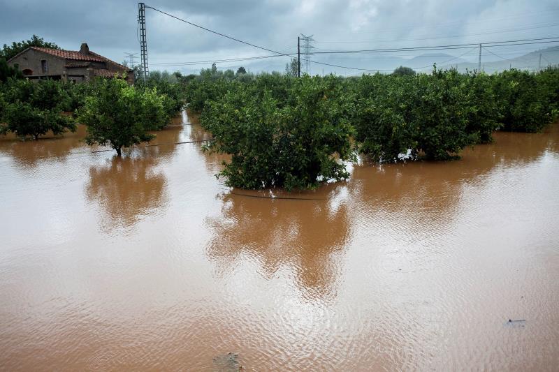 La demarcació de Castelló va ser la zona del territori més afectada pel temporal de pluges.