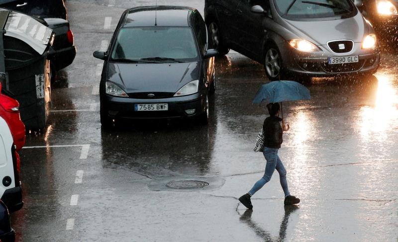 València ha registrat aquest dimarts pluges de poc menys de 4 litres per metre quadrat.