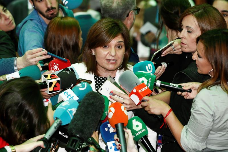 La presidenta del PPCV, Isabel Bonig, ha assistit a les jornades de FAES celebrades aquest dilluns a València.