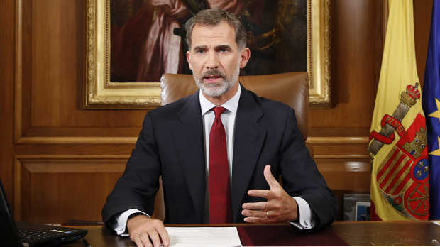 Felip VI s'adreça als catalans després del referèndum de l'1-O