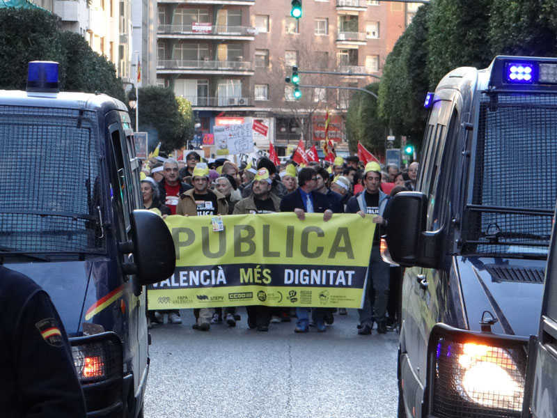 Manifestació per l'educació