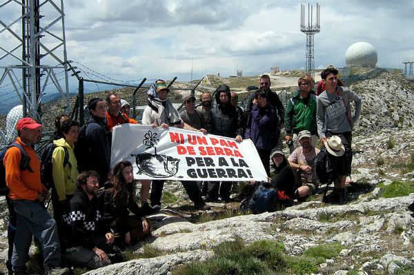 Jornada anterior per la desmilitarització de la Serra d'Aitana