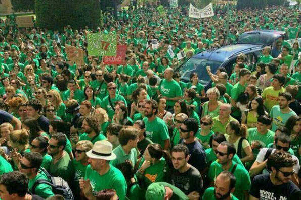 Vaga educativa a les Illes Baleares el 2013