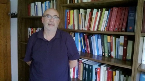 El professor Manuel Alcaraz.