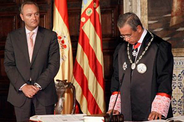 Alberto Fabra i Vicente Garrido (Presidente CJC).