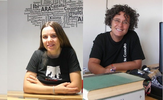 Anna Climent i Lusa Monllor.