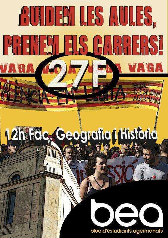 Cartell de la convocatòria del BEA.