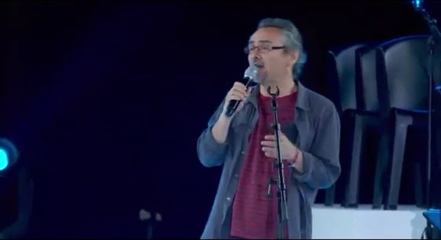 Joan Amèric la Concert per la Llibertat.