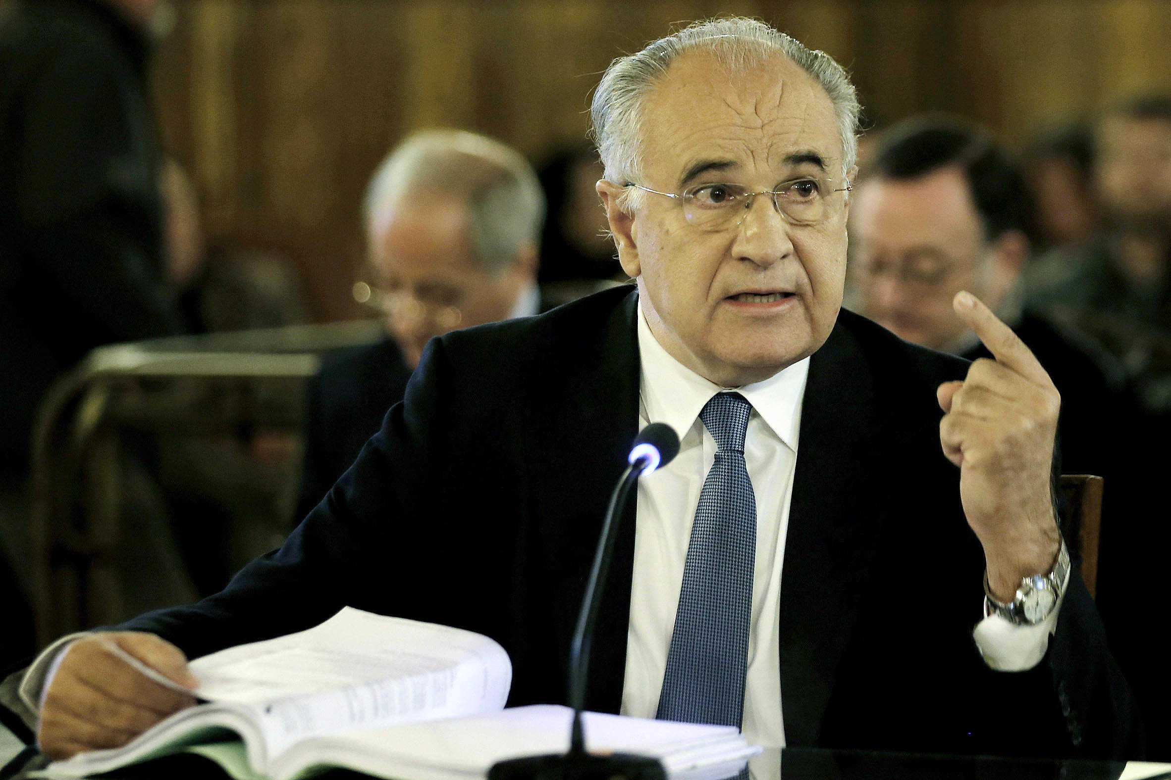 Rafael Blasco durant la seva declaració judicial.