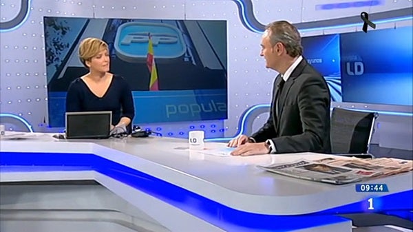 El president Fabra el passat 24 de març en 'Los Desayunos' de TVE.