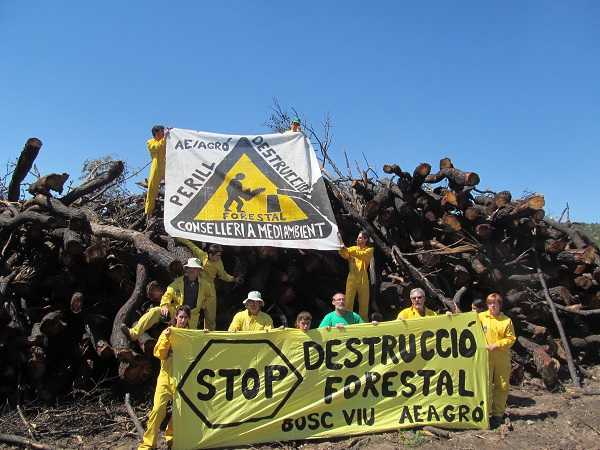 Un moment de la protesta.