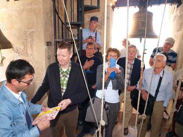 El grup de campaners de la Catedral d'Utrech, en el campanar d'Albaida.