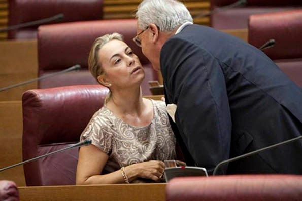 Sonia Castedo i Luis Díaz Alperi.