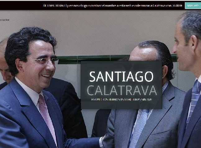 Imatge del web 'calatravanonoscalla'.