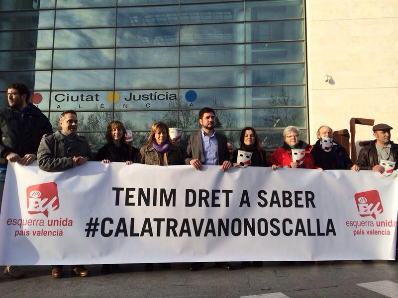 Els representants d'EUPV han assistit aquest matí a la vista, a diferència de l'arquitecte Calatrava, qui no ha estat present.