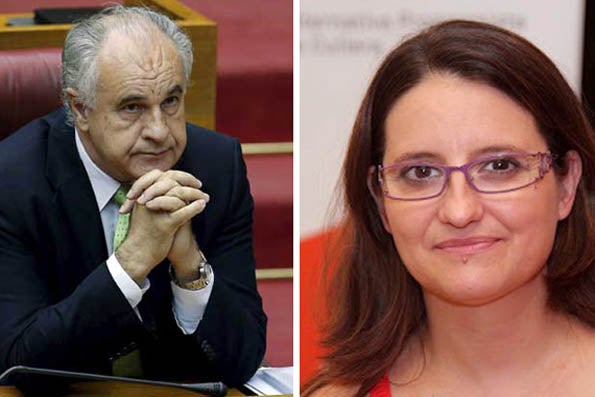 Rafael Blasco i Mònica Oltra.