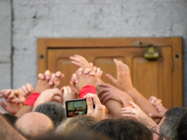 Imatge d'arxiu d'una Trobada de Muixerangues