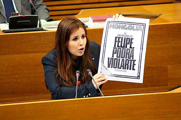 La diputada d'EUPV Esther López.