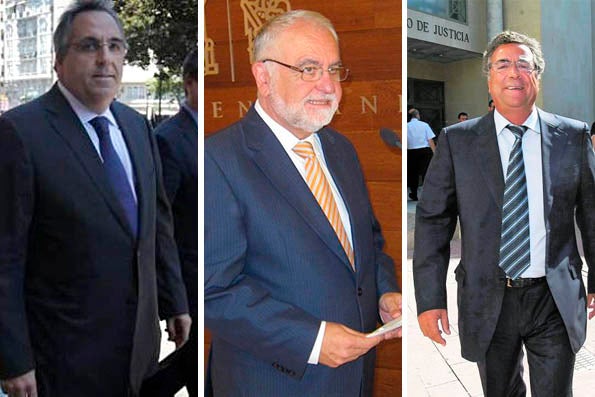 Vicente Cotino, Juan Cotino i Enrique Ortiz.