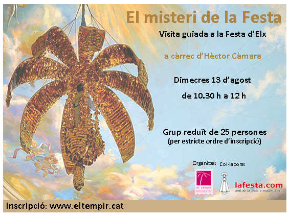 Cartell de les visites.