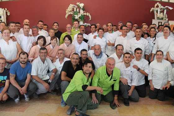 Participants en el Concurs Internacional de Paella 2015.