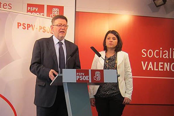 Ximo Puig i Carmelina Pla.