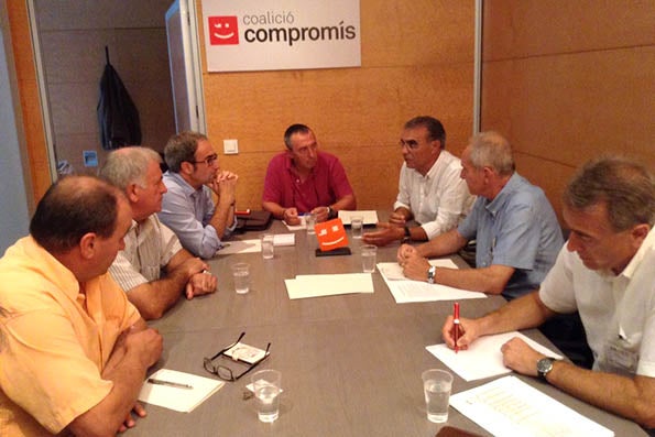 Reunió aquest matí amb els presidents de la Unió de Llauradors i d’AVA.