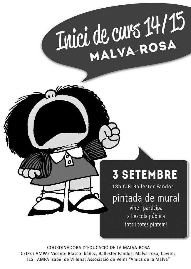 Cartell de la convocatòria.