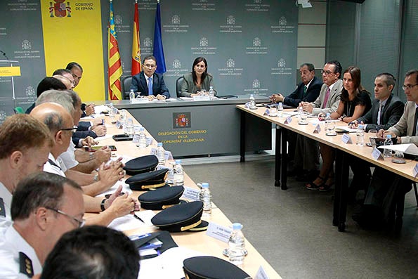 Català hui amb el delegat del Govern en el País Valencià, Serafín Castellano.