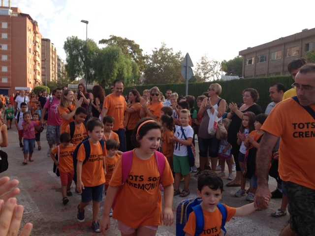La policia ha estat present aquest matí al Cremona, en la imatge.