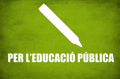 Mulla't per l'Educació Pública.