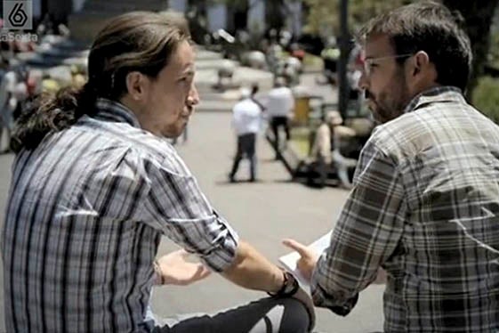 Pablo Iglesias i Jordi Évole.