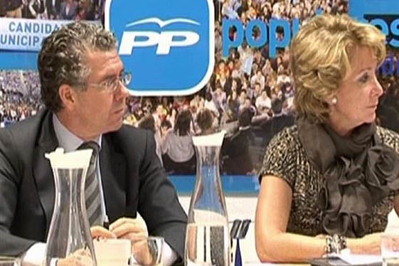 Francisco Granados i Esperanza Aguirre.