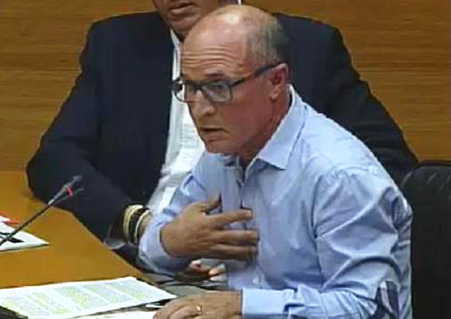 Vicent Moreno, aquest dimecres.