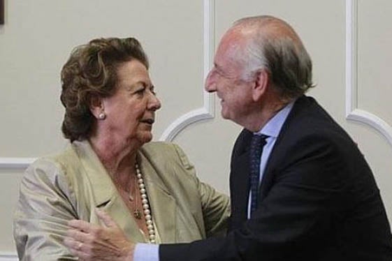 Rita Barberà i Rafael Aznar.