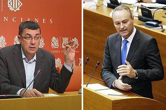 Enric Morera i Alberto Fabra.