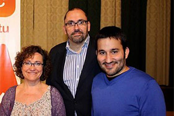 Ali Brancal, Enric Nomdedéu i Vicent Marzà.