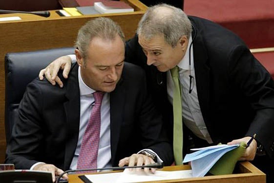 Alberto Fabra i Alfonso Rus.