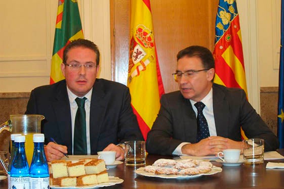 Serafín Castellano (dreta), hui.