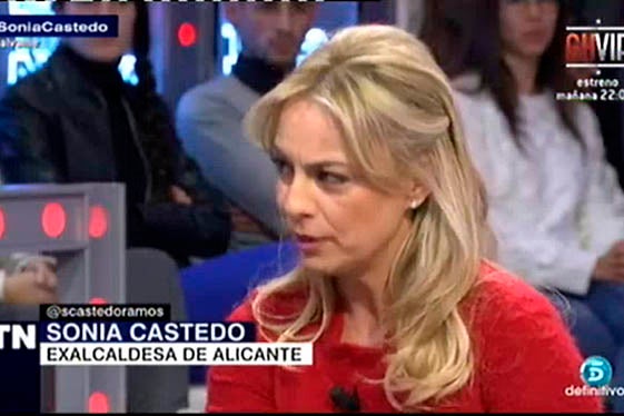 Sonia Castedo a Telecinco.