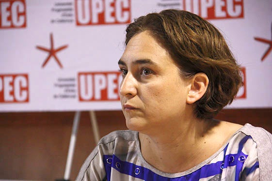 L'activista i exportaveu de la Plataforma d'Afectats per la Hipoteca (PAH), Ada Colau.