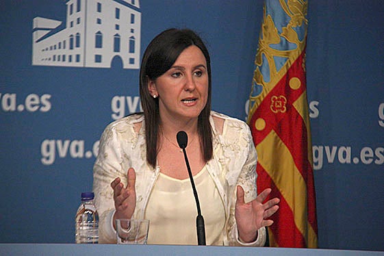 María José Català, durant la roda de premsa posterior al ple del Consell en una imatge d'arxiu.