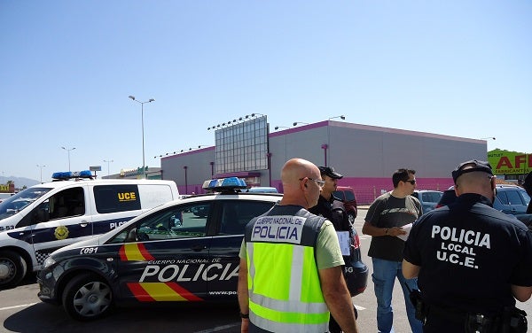 Imatge d'arxiu d'una operació policial a Castelló.