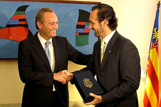 Alberto Fabra i José Ramón Bauzà.