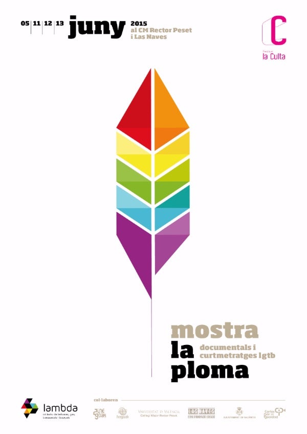 Cartell del festival 'Mostra la ploma'.